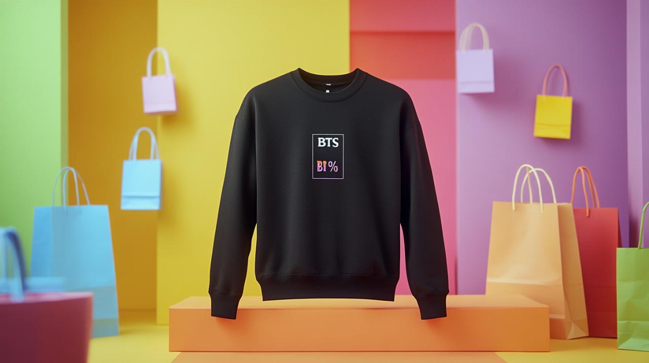 Sudadera BTS Original Negra con envío gratuito: La prenda imprescindible en las tendencias de moda juvenil 2024